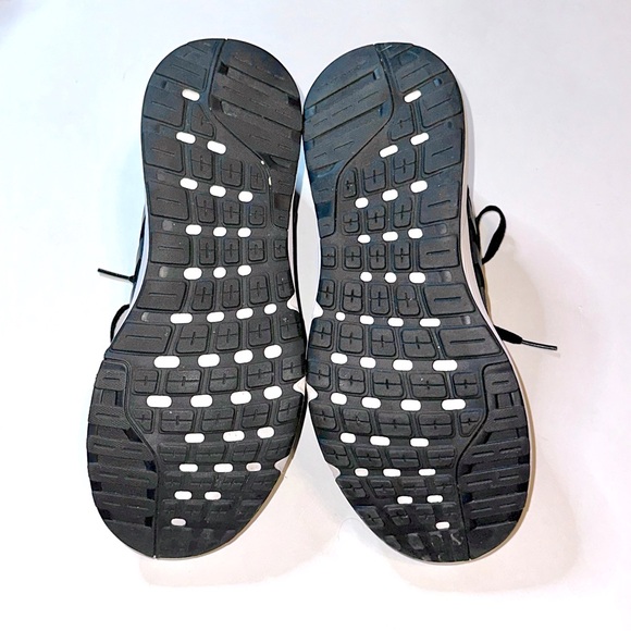 Adidas women’s black & pink running shoes athletic work out gear - size 9.5 used - Picture 3 of 5